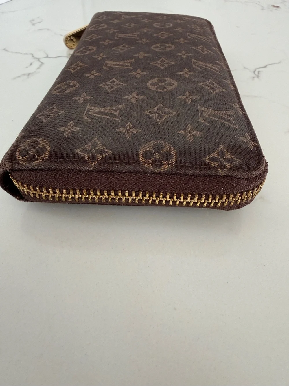 Louis Vuitton Monogram Mini Lin Zippy Wallet